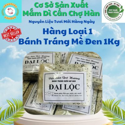 Bánh Tráng Mè Đen Đại Lộc 1kg