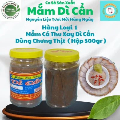 Mắm Thu Xay Nhuyễn Dì Cẩn Hũ 500g